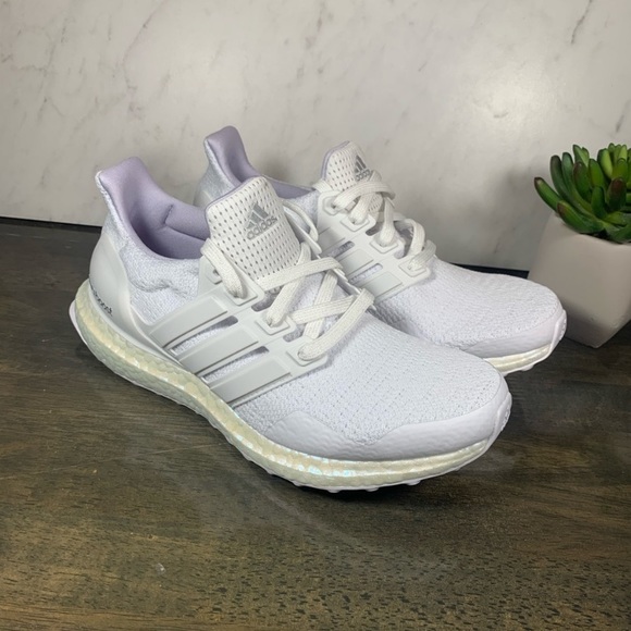 adidas UltraBOOST Triple White Iridescent Boost - Picture 8 of 10